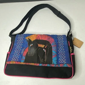 Laurel Burch Mulitcolor Crossbody Messenger Bag Purse Horse - Picture 1 of 9