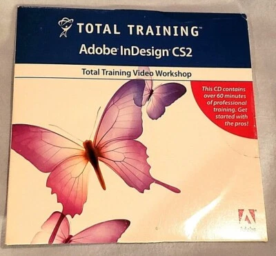 AdobeInDesign CS2 Total Training CD New/Unopened - Image 1 of 2