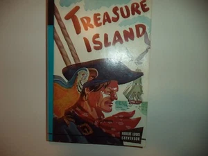 VINTAGE CHILDREN'S BOOK - TREASURE ISLAND by ROBERT LOUIS STEVENSON - #77 - Imagen 1 de 2