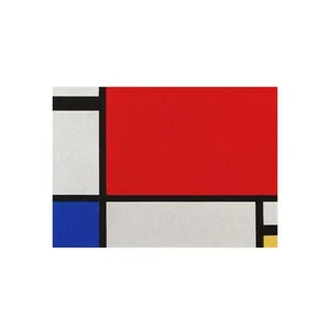 Mondrian Composition II Fine Art Outdoor Rug - Picture 1 of 17