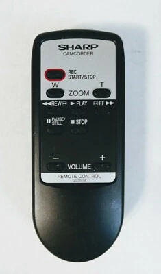 Sharp G0085TA Genuine Camcorder Remote V1A10U, VLA100, VLA45U, VLAH50U, VLAH60K - Image 1 of 3