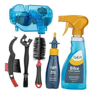 Bike Cleaning Kit Including Bicycle Chain Scrubber, Bike Cleaner Brush Tool, - Picture 1 of 7