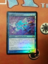 MTG Cephalid Constable Tenth Edition 72/383 FOIL Rare - LP