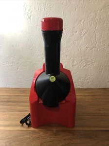 Yonanas Deluxe Ice Cream Frozen Yogurt Treat Maker Black Red Model 901 - Picture 1 of 6