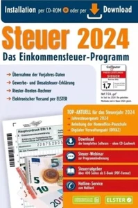 Steuer 2024 für das Jahr 2024 Einkommensteuer NEU OVP - Afbeelding 1 van 1