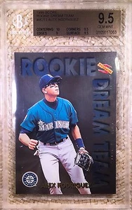 1995 SCORE ROOKIE DREAM TEAM ALEX RODRIGUEZ RC BGS 9.5 POP 8 - Picture 1 of 2
