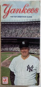 1989 NEW YORK YANKEES MEDIA INFORMATION GUIDE with Dallas Green, Manager - Picture 1 of 1