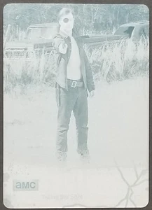 2016 Cryptozoic Walking Dead Season 4 Part 1 Card 17/43 Cyan Printing Plate 1/1 - Picture 1 of 2