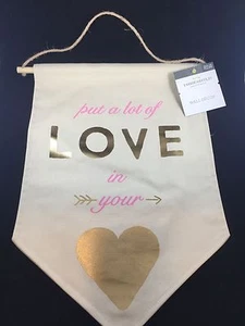 Amore nel tuo cuore San Valentino regalo decorazione soglia decorazione parete striscione matrimonio - Foto 1 di 5