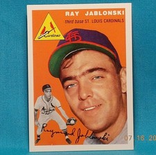 1994 TOPPS Baseball * 1954 Archives Card # 26 RAY JABLONSKI * St Louis Cardinals
