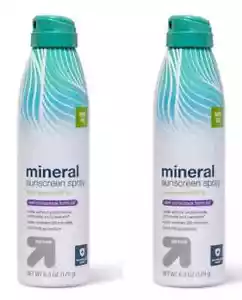 Mineral Sunscreen Spray - SPF 50 - 6.3oz - up & up (LOT of 2) EXP7/25 - Picture 1 of 2