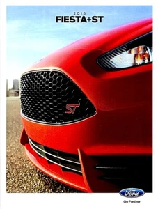 Ford Fiesta 2015 + Fiesta ST—30 páginas EE. UU. FOLLETO DE VENTAS—S SE TITANIO—ROJO—NUEVO - Imagen 1 de 1