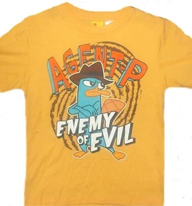 Disney Phineas and Ferb AGENT P T-Shirt size 6 7 8 10-12 Childs S M L NEW - Picture 1 of 2