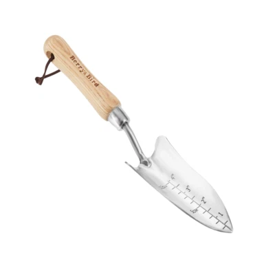 Berry&Bird Garden Shovel Spade Hand Trowel Heavy Duty Hand Shovel Wooden Handle - Image 1 of 4