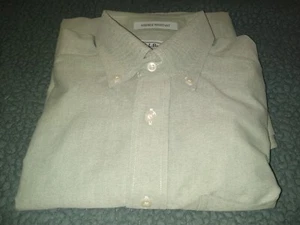 L.L.Bean wrinkle resistant casual twill button down shirt men's size 15/34 - Picture 1 of 17