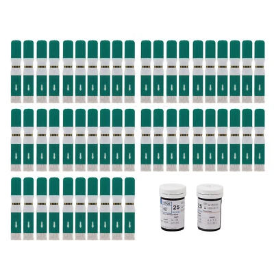 50PCS PET Blood Glucose Test Strips Accurate Diabetes Test Strips - Image 1 of 4