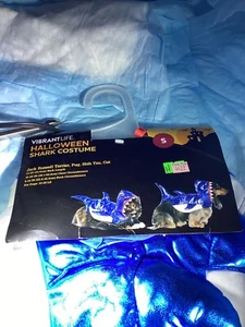 Vibrant Life Halloween Dog Costume Cat Shark Costume Size Small 10-20 pounds - Picture 1 of 3