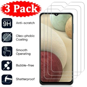 For Samsung Galaxy A12 A52 A72 A33 A53 A14 A54 Tempered Glass Screen Protector - Picture 1 of 12