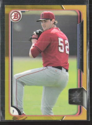 2015 Bowman Draft #132 Chris Ellis Gold #/50 Los Angeles Angels (R) - Image 1 of 2