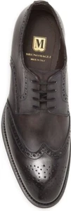 Bruno Magli Men's Costa Leather Wingtip Derby Shoes Size 9.5 Made in Italy $425 - Picture 1 of 12