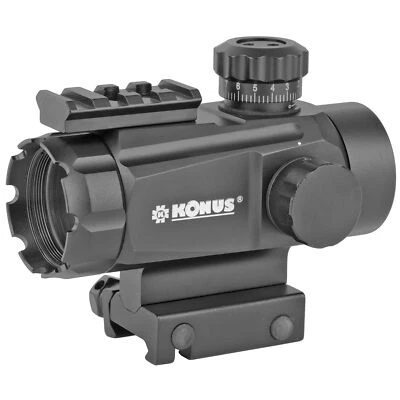 Konus Sight MR 红点 1X35 毫米 4 MOA 红/绿点哑光黑色 0.22 底座含 — 第 1/4 张图片