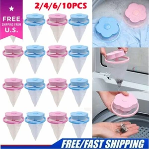 2/4/6/10X Hair Remover For Washing Machine Floating Pet Fur Catcher Laundry Lint - Picture 1 of 18
