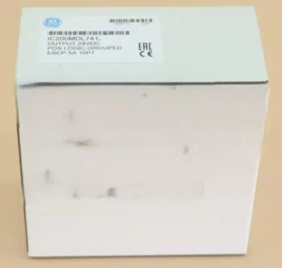 New In Box GE  IC200MDL741 Fanuc Output Module IC200MDL741 - Image 1 of 3