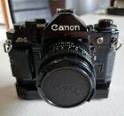 Appareil Photo Canon A1 + Objectif Canon 50 Mm + Moteur Power Winder Canon