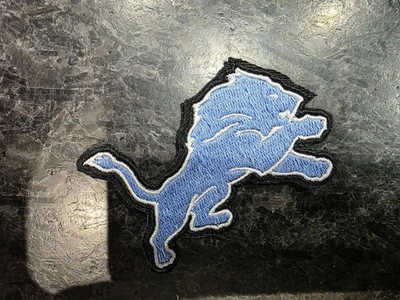 AWARENESS VINYL Detroit Lions 3.75" Iron /Sew On Embroidered Patch Football Logo NFL