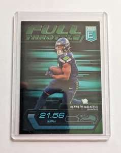 2024 Panini Donruss Elite Kenneth Walker III Full Throttle - Bild 1 von 2