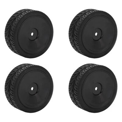 4Pcs RC Gummireifen 65mm Geschlossene Reifen Mit Bogenmuster Für WLToys 1440 SA - Bild 1 von 4