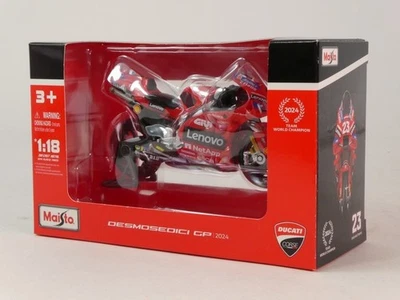 Maisto Ducati Desmosedici GP #1 Bagnaia MotoGP 2024 1/18 36398#1 - Photo 1/3