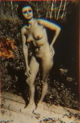 Gafas de sol Nude in 1952 microfotografía microscopio diapositiva Foto 1 de 2