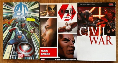 Marvel bundle 8 Paperback TPB Graphic Novel Marvel Comics Foto 1 de 2