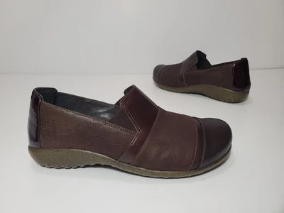 Mocasín sin cordones Naot Miro plano de cuero marrón talla 7/7,5 para mujer 38 Foto 1 de 4