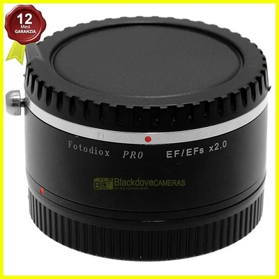 Fotodiox Pro AF Tele Converter 2x . Moltiplicatore focale per Canon EOS EF EF-S - Bild 1 von 4