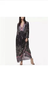 Maxi Vestido Boho Free People's You Only Knew' Negro y Rosa. Talla pequeña - Imagen 1 de 10