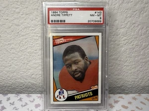 1984 Topps ANDRE TIPPETT #143 Rookie RC PSA 8 NM-MT - Picture 1 of 2