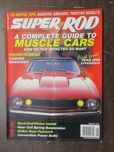 SUPER ROD MAGAZINE AUGUST 2005 HOT ROD PERFORMANCE CAMARO MAKEOVER MUSCLE CARS - Picture 1 of 2