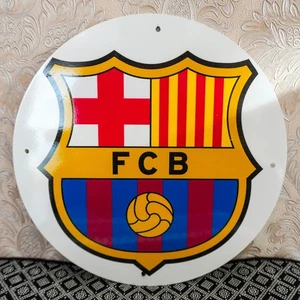 Barcelona Team Colors Heavy Metal Sign – 11.8” (30 cm) - Picture 1 of 9