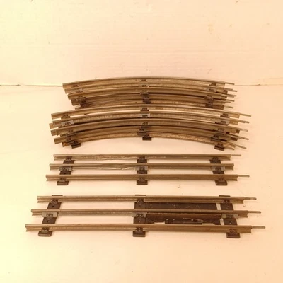 Vintage Marx 0 Gauge Track 6 Curve 2 Straight  - Image 1 of 3