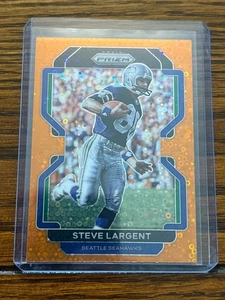 Steve Largent 2021 Prizm Orange Lazer Prizm #51 Seahawks - Picture 1 of 2