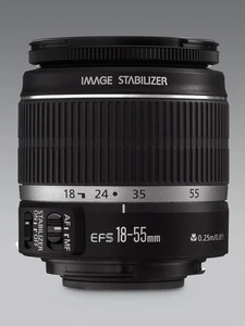 Canon Ef-S 18-55MM F/3.5-5.6 Is Zoom Lens For Canon SLR Cameras 5E - Picture 1 of 3