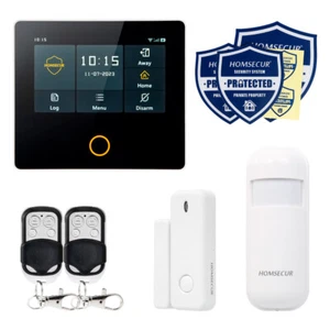 Sistema de alarma antirrobo HOMSECUR inalámbrico y con cable 2G SMS + APLICACIÓN IOS/Android - Imagen 1 de 29