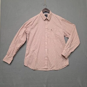 Indian Terrain Herren Slim Fit Langarm Knopfleiste Hemd Größe Large - Bild 1 von 9