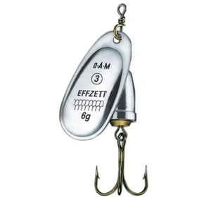 DAM Effzett Executor Größe 3 / 6g Spinner Natural 3D Silber Kunstköder - Bild 1 von 1