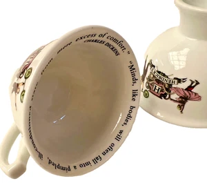 Hendrick's footed cup gin cup Charles Dickens quote gin glass barware pair x 2 - Picture 1 of 8