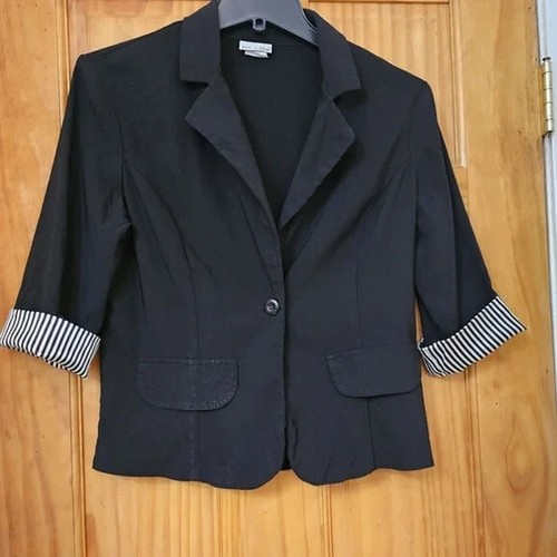VETEMENTS Giacca blazer donna San Julian nera manica 3 4 taglia S M