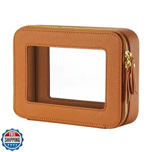 Keains Clear Kosmetiktasche für Frauen, Kosmetik Organizer Etui Transparent Waterpr - Bild 1 von 5