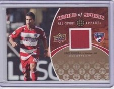 2010 Upper Deck World of Sports All-Sport Apparel David Ferreira Jersey Flat S/H